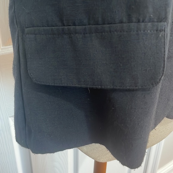 Vintage Norton McNaughton short sleeve blazer jacket top shoulder pads size 4 P - Picture 4 of 13